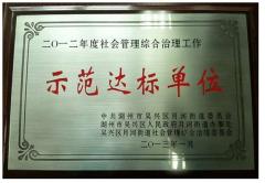 12年示范達(dá)標(biāo)單位