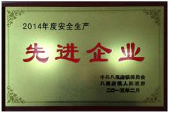 2014年度安全生產(chǎn)先進(jìn)企業(yè)